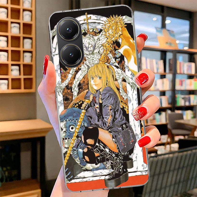 

N-Note D-Death MisaMisa Phone Case For Xiaomi Poco F7 Ultra X7 X6 X5 Pro M7 Redmi 15C 15 13C 13 12C 12 10C 10 9A 9C 9T 9 Shell P Redmi 10 5G