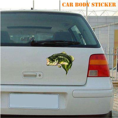 2x Fisherman Fishing On Board Sticker Covering Auto Car Window Body Vinyl Decals