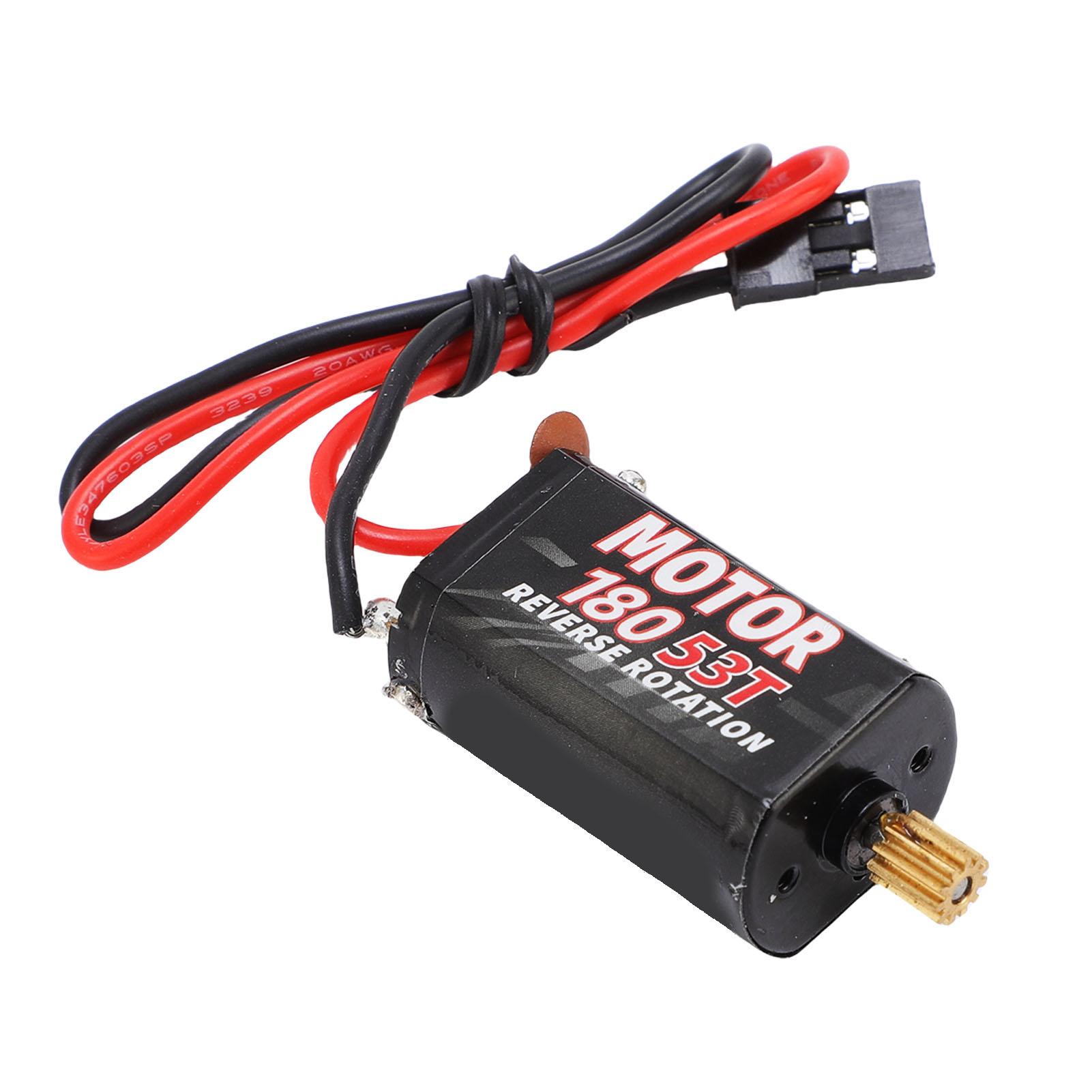 

180 Brushed Motor 11T Gear RC Electric Brushed Motor with Heat Sink for 1 18 Remote Control Crawler 53T
