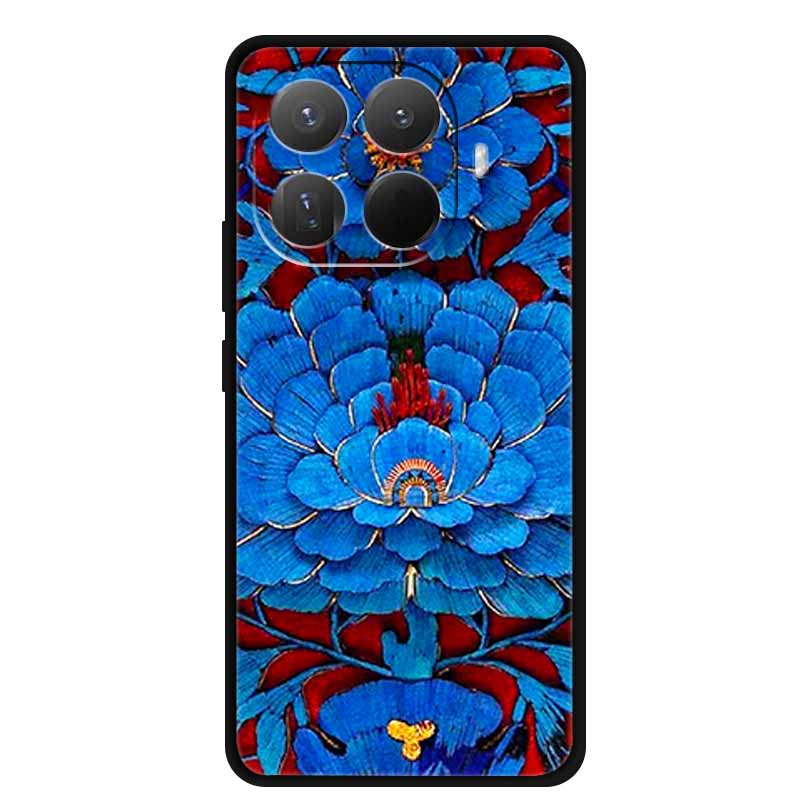 3D TPU Case For Xiaomi 15T 15 T 5G Relief Flowers Coque Embossed Blossoms Funda Silicone Soft Back Phone Cover For Xiaomi15T
