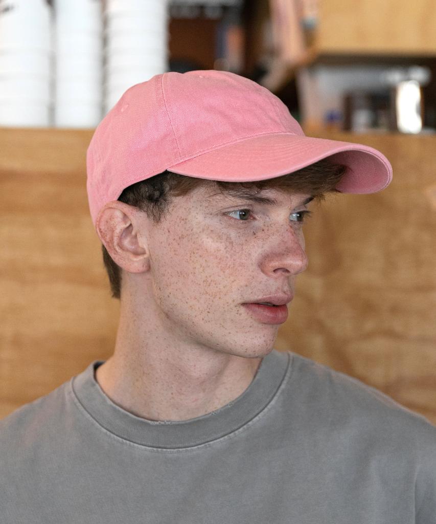 Chaebteo Standard Pigment Ball Cap-Pink