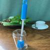 Silicone Cup Brush Long Handle 360 Rotating Cleaning Brush For Bottle Coffee Mug Narrow Jar Multi Purpose Home Kitchen Scrubber