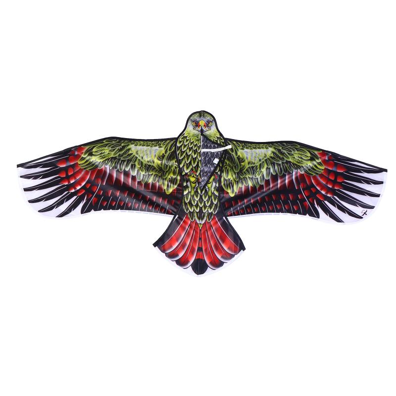 

1.5m Colorful Eagle Kite For Kids Easy Steering Stable Flight Without String Line Outdoor Sports Flying Toy красный