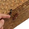 Handmade 3 Grid Handwoven Storage Basket Dustproof Rattan Divider Storage Box  Clothes