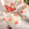 1 Set Aromatherapy Compact Handmade Romantic Set Artisanal Rose Premium Gift Fragrant Candle Elegant