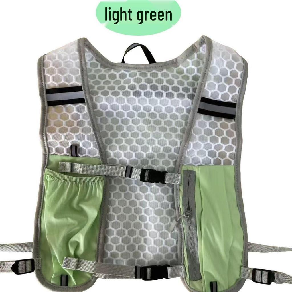 Breathable Multi-Pocket Sports Vest for Outdoor Running and Hiking