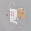 Clear Acrylic Magnetic Push Pins for Fridge & Bulletin Boards