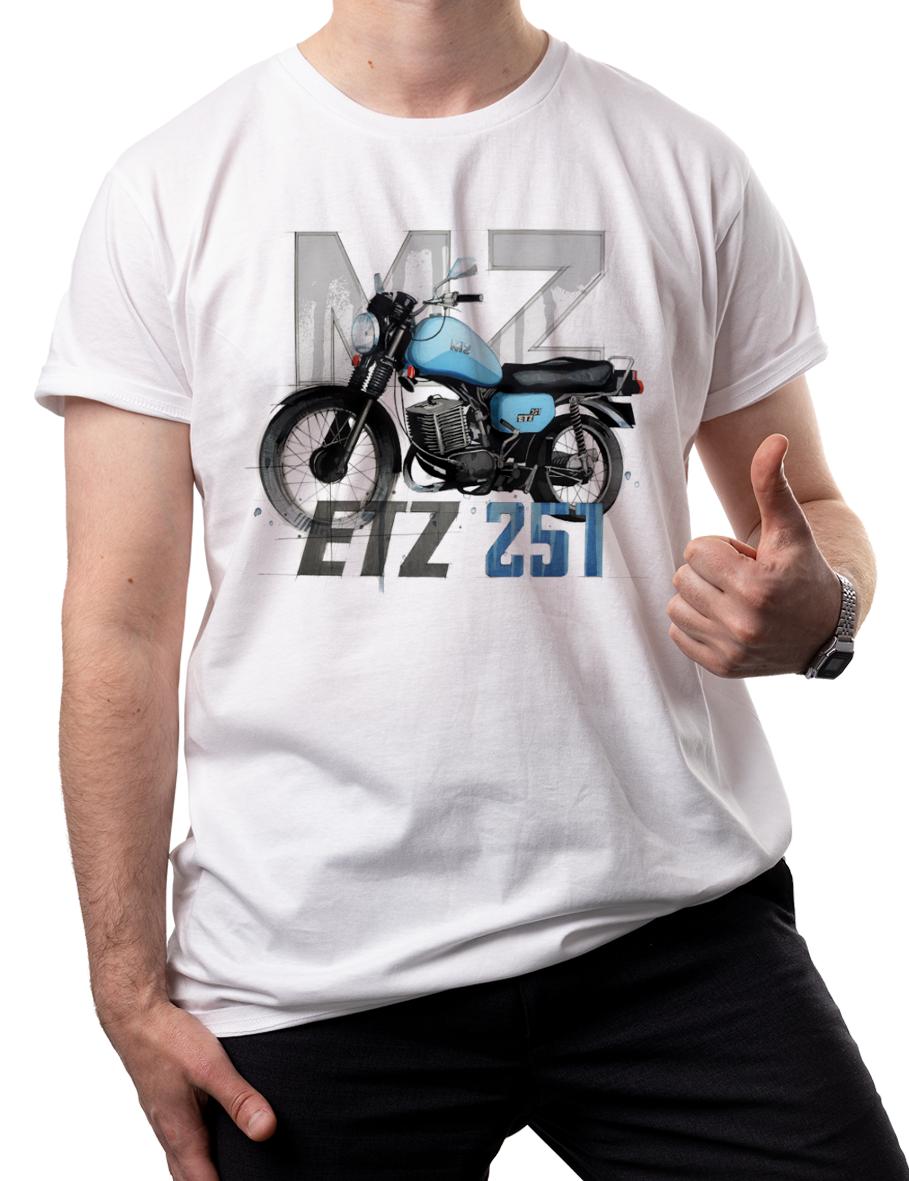 

Vintage Made in East Germany Classic ETZ 251 Motorcycle TShirt 100 Cotton ONeck Short Sleeve Casual Mens Tshirt Size S3XL 4XL