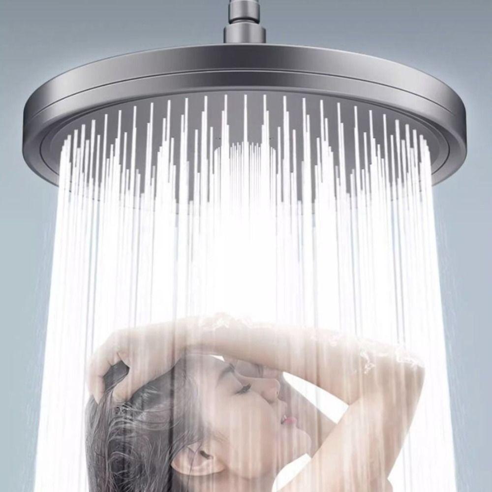 23CM Standing Bath Bowl 6 Spray Modes Pressure Shower Head Replacement Round Shower Head