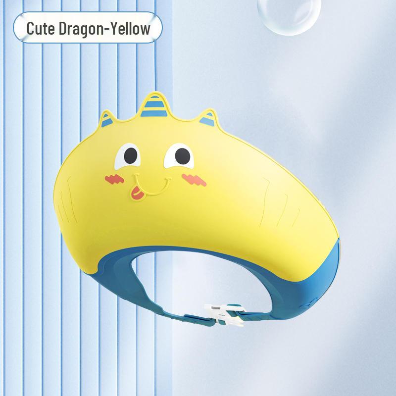 Adjustable Waterproof Baby Shampoo Cap - No-Rinse Infant Bath Shield