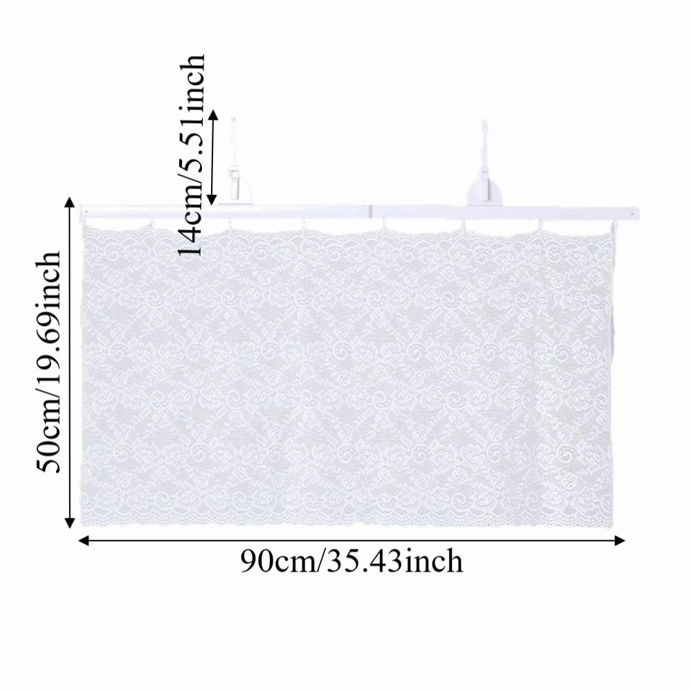 Retractable Air Conditioner Guide Cover Lace Air Conditioning Baffle  Bedroom