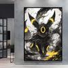 Hot Selling Anime Pokemon Lucario High Quality Retro Canvas Poster HD Printing Home Living Room Decor Holiday Gift Classic