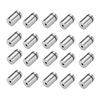 20pcs Advertising Nails 12x20/25/25mm Stainless Steel Screws for Wall Mount Glass/Acrylic Sign Standoff Fixing Screws Hardware