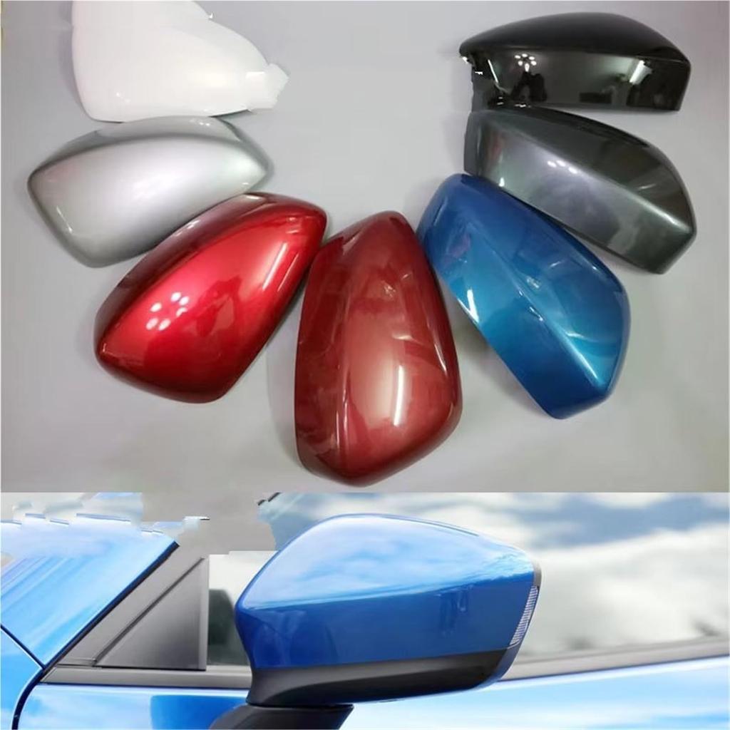 Door Wing Mirror Cover Mazda CX5 CX-5 2012-2014 Rearview Mirror Cover Case Shell Lid Side Rearview Mirror Cover (L Black)