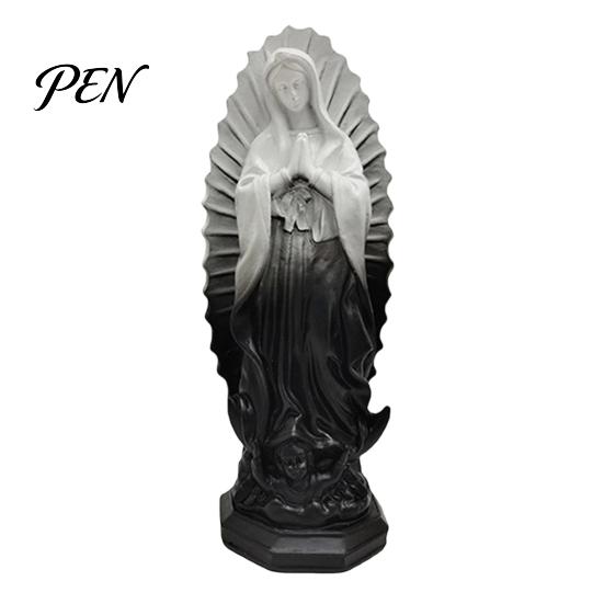 Collectable Character Figurine Our Lady of Guadalupe Religious Statue, Virgin Mary Figurine, Resin Sculpture, Unique Bookcase Accents Inspirational
