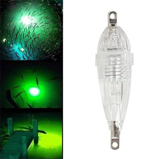Mini LED Glowing Deep Sea Drop Underwater Tackle Fishing Squid Lure Light Lamp