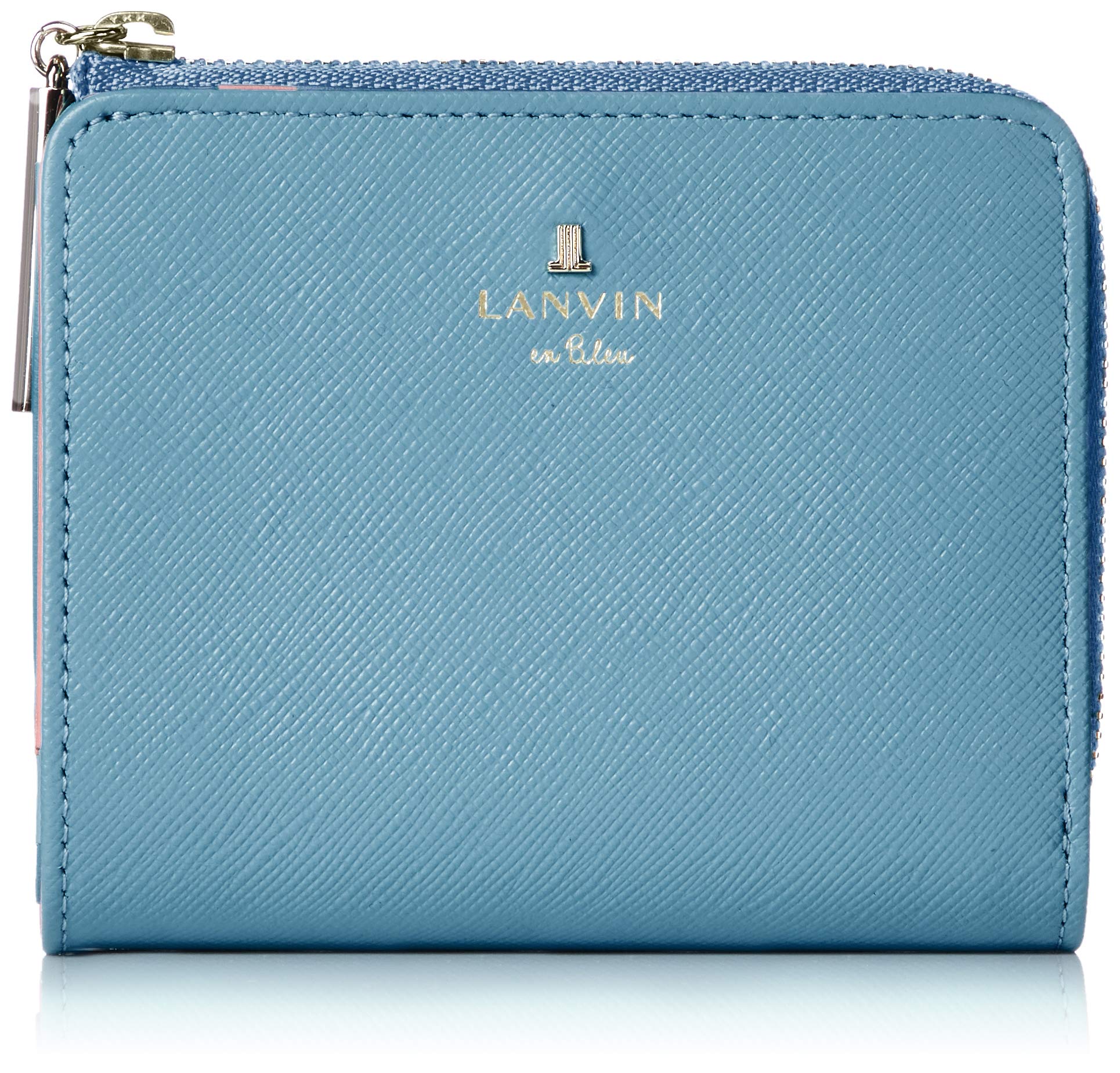 

on Leather Folding Wallet Bifold Wallet Luxembourg Color 482023 Blue [Lanvin Bleu] Women s [Новий/новий колір] синій