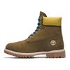 Timberland Stivali Premium da Esterno Caldi Durevoli Casual Confortevoli a Metà Polpaccio Stivali da Uomo Verde Giallo A5NZM327
