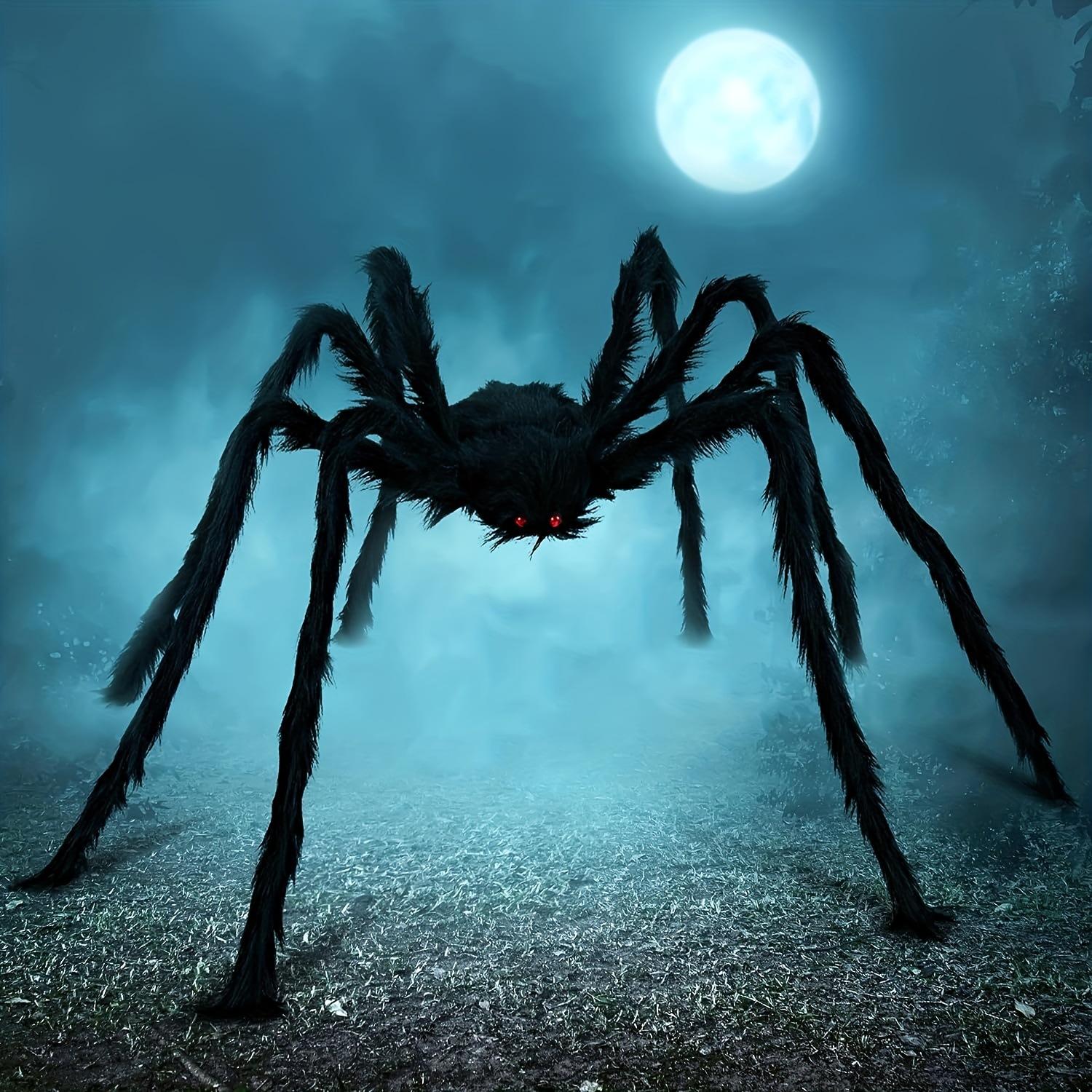 90CM Halloween Large Black Spider Halloween Decoration Party Props Outdoor Bar Haunted House Garden Yard Scary Decorations