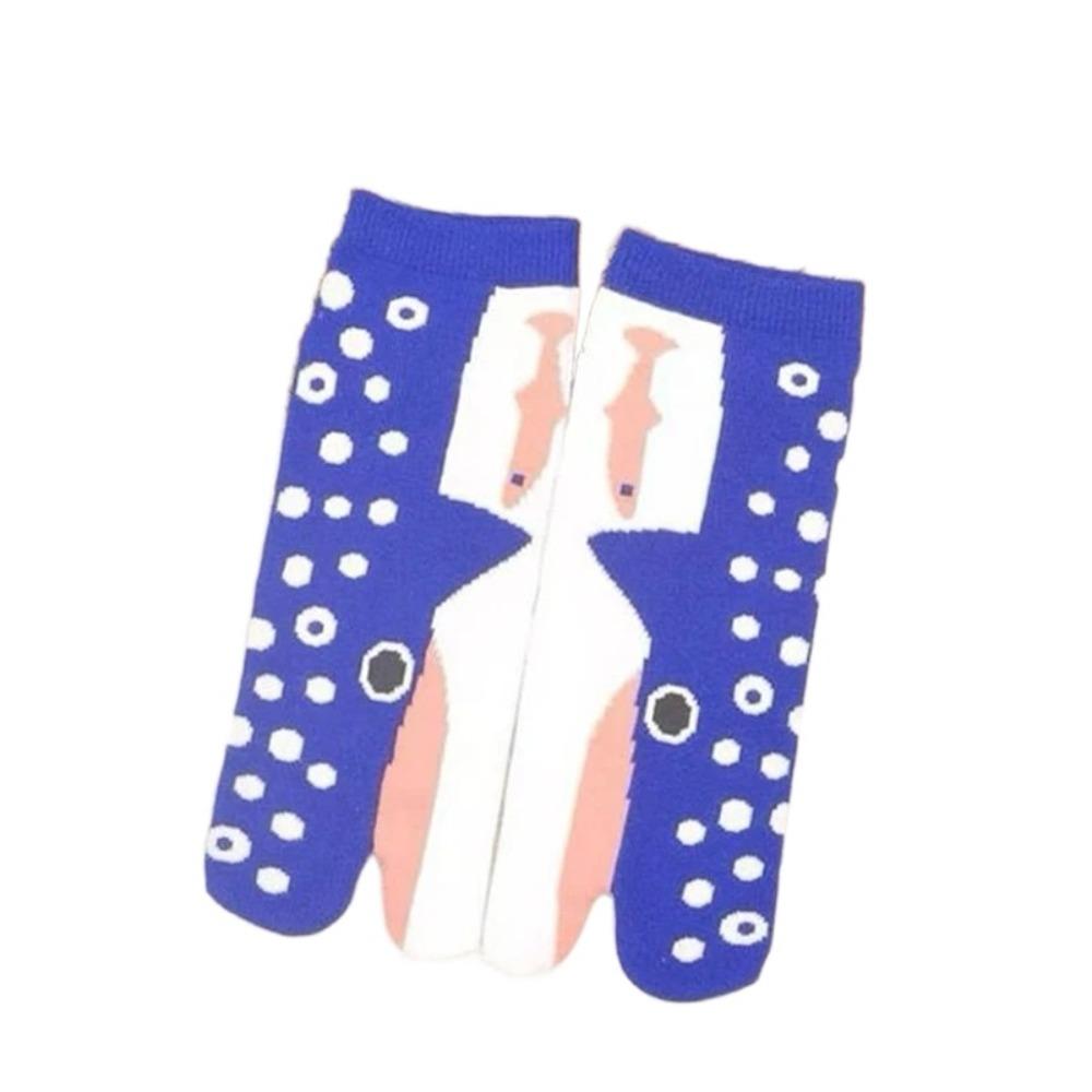 Wal Zehensocken Tiefseetiere Zehen Mittelwaden Socken Bequem Lustig Fisch Kniestrümpfe Geschenk