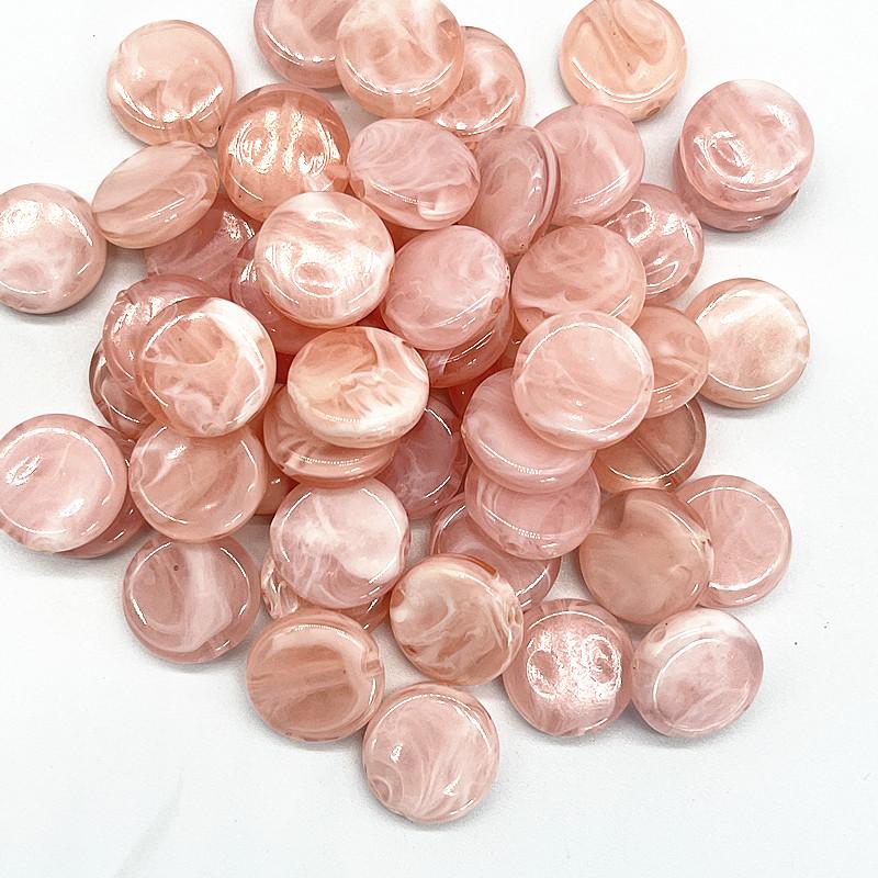 20pcs 15mm Imitation Natural Stone Beads Oval Shape Acrylic Beads for Jewelry Making DIY Handmade Earring Accessories