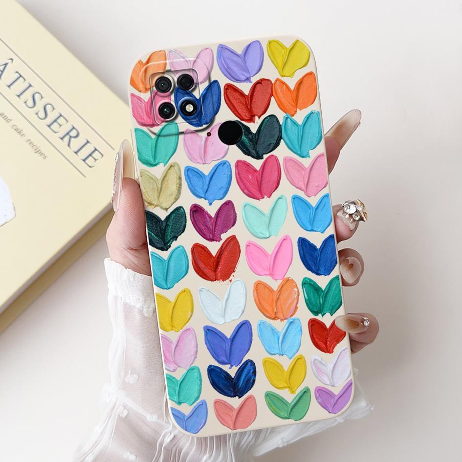 For Xiaomi Poco C40 Case 220333QPG Fashion Daisy Flower Graffiti Soft Silicone Shockproof Back Cover For Poco C40 PocoC40 Bumper