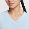 Nike Golf Clothing Women's Sky Blue V Neck Moderate IH1946-441