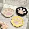 1pc Cute Ceramic Cat Claw Soap Holder Creative Soap Box for Kitchen Bathroom Sink Drain Soap Tray Home Bathroom Accessories