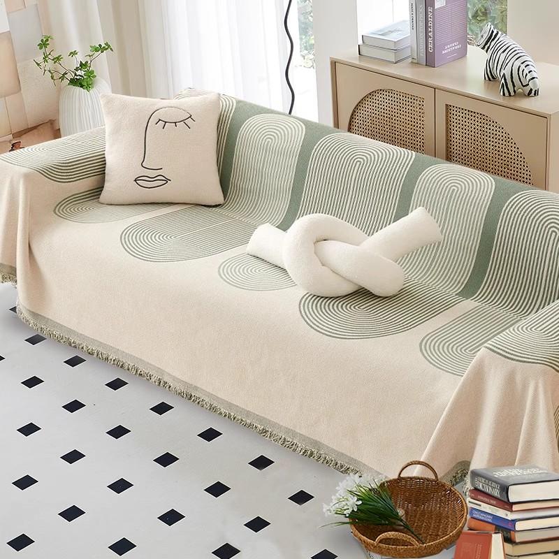 Chenille Sofa Cover Cloth All-Season Anti-Scratch Sofa Towel A Complete Full Cover Blanket Is Machine Washable And Easy To Wash