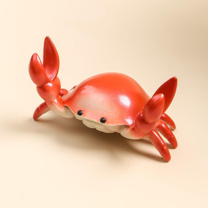 Multifunctional Weightlifting Crab: Phone, Pen, and Glasses Holder - Creative Desk Ornament & Personalized Gift