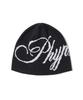 PHYSICAL DEPARTMENT Jacquard Lettering Beanie_Black