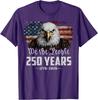 250 Years Eagle American Flag 250th Anniversary 4th of July Unisex T-Shirt 3