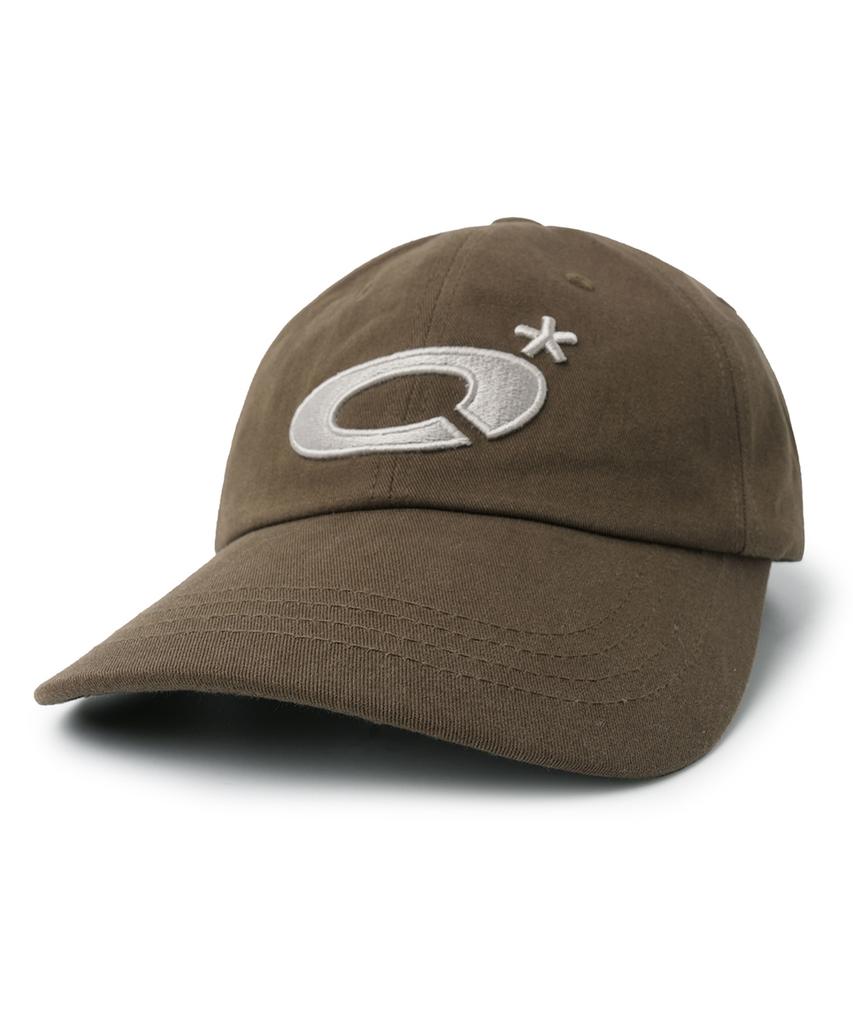 Opeunyadeu(Owai) Embroidered O Logo Cap - Brown