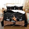 Rapper Lil Baby Bedding Set Boys Girls Twin Queen Size Duvet Cover Pillowcase Bed Kids Adult Fashion Home Textileextile026