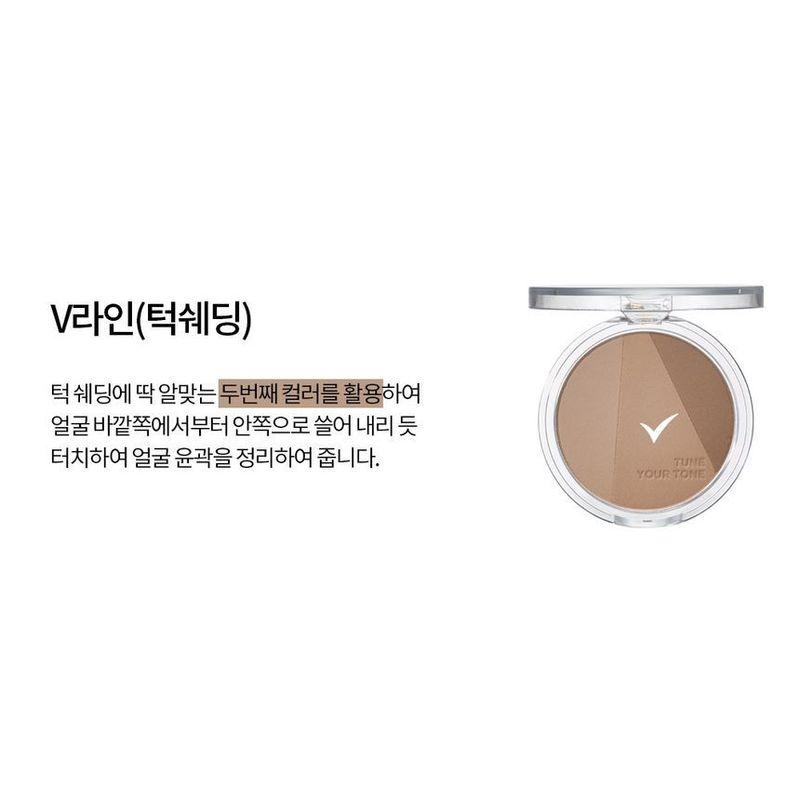 HOLIKA HOLIKA - Tone Tuning Shading Brush Set - 2 Colors