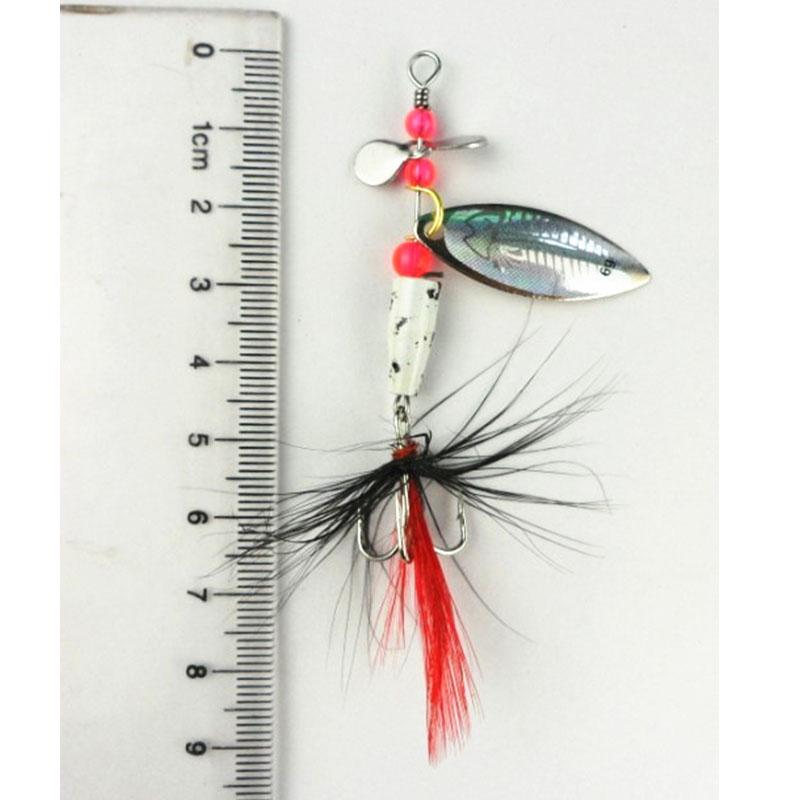 Spinner 9cm5g Hengjia 10pc Baits Hard Lures Fishing Trackle