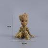 6cm Cute Tree Man Groot Guardians of The Galaxy Marvel Avengers GK Toys Action Figure Kawaii Car Decoration Kids Charm Doll Gift