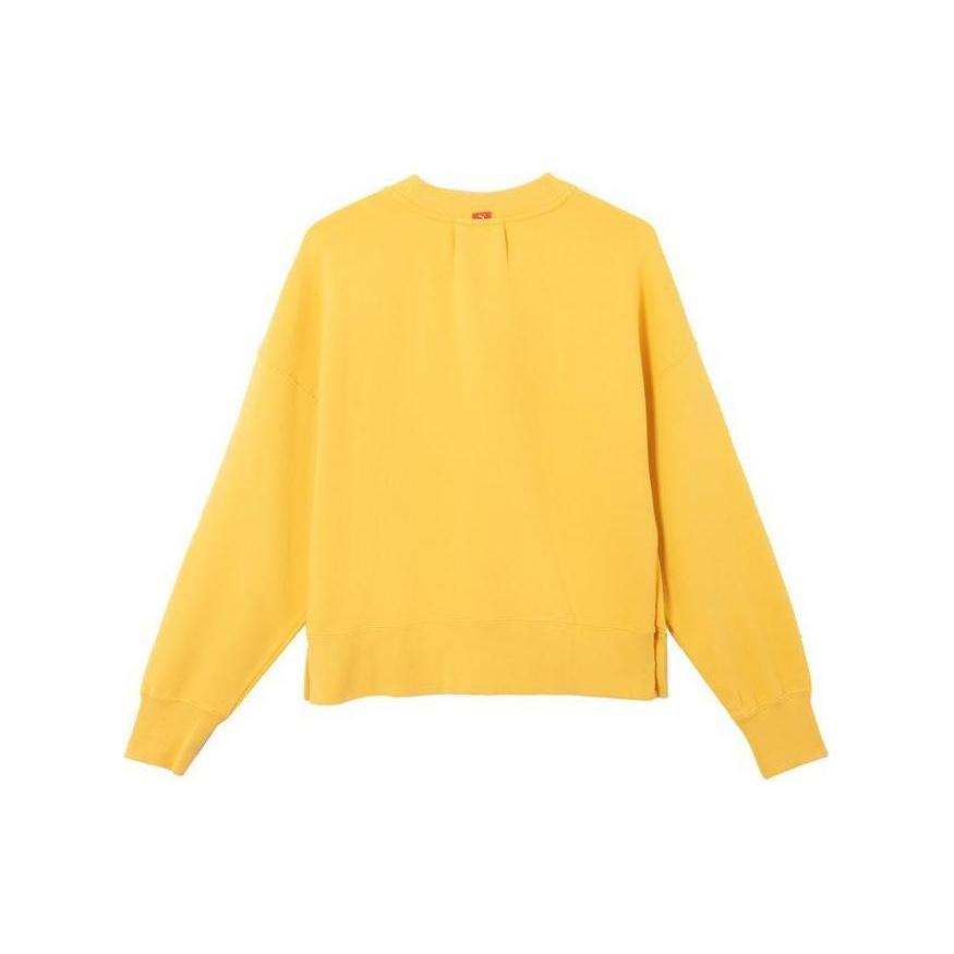 PUMA Sweatshirts Women's Yellow Crew Neck Moderate Regular 537631-40