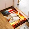 1PC Custom Name Firefighters Courage Flames Theme Floor Mat Ideal for Living Room, Game Rooms, Office, Bedroom,Floor Mat Playful Design