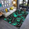 Comic Style Hoodie and Words Suitable As a Non-slip Mat for the Living Room or Bedroom Sofa