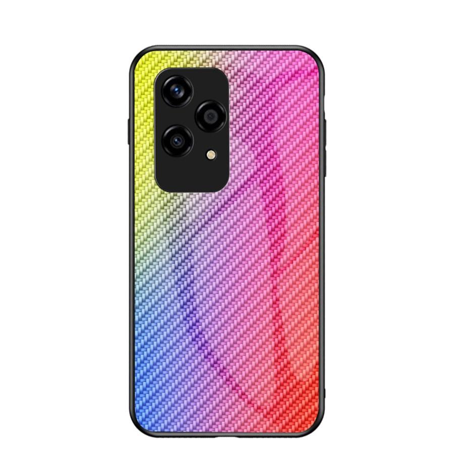 

Цветной чехол из закаленного стекла для Huawei P20 P30 P40 Nova 11 7i 9 Y70 12 Honor 10 50 70 200 Lite X7B 400 90 20 Pro 8A 9X X6 X7C Полосатая задняя крышка телефона Honor 400 Lite