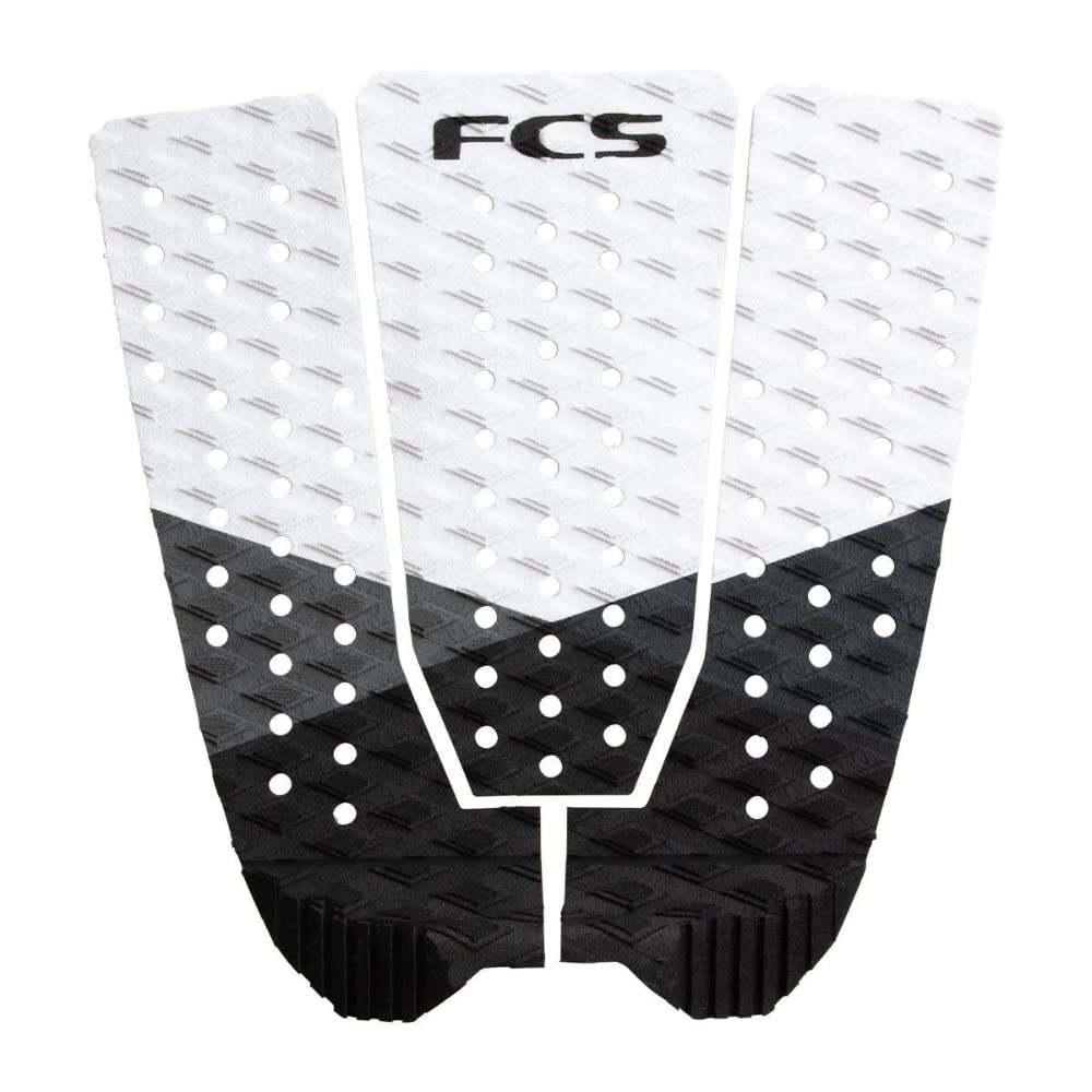 FCS KOLOHE ANDINO Athlete Series Surf Traction 3-Piece Surfboard Pad (WHITE)