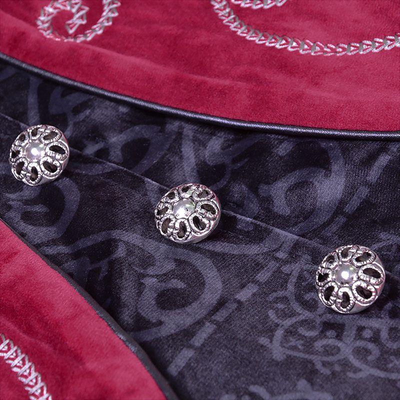 Amazon European and American Plus-Size Tailcoat Medieval Renaissance Retro Clothing Mid-Length Punk Men's Coat