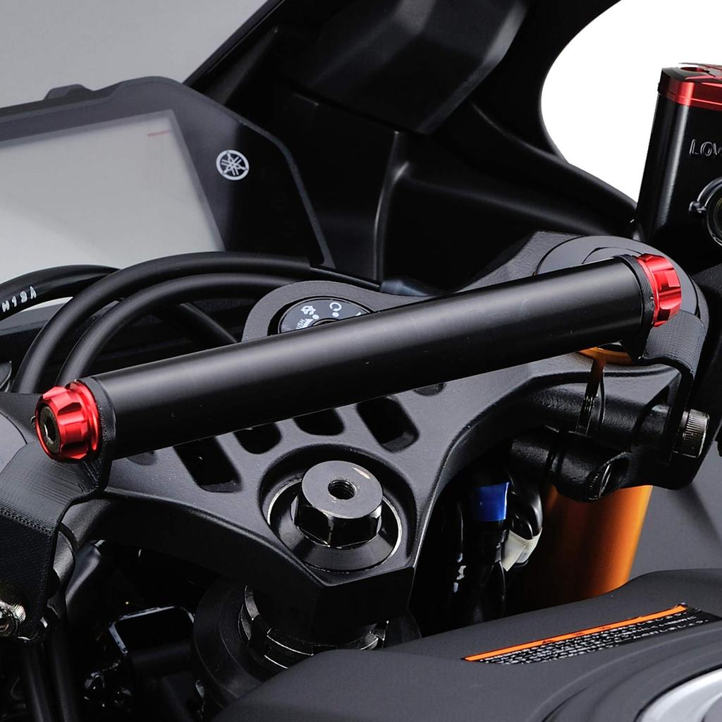 Daytona 17860 Motorcycle Clamp Bar for YZF-R25/YZF-R3 (19-22) Multi-Bar Holder, Red
