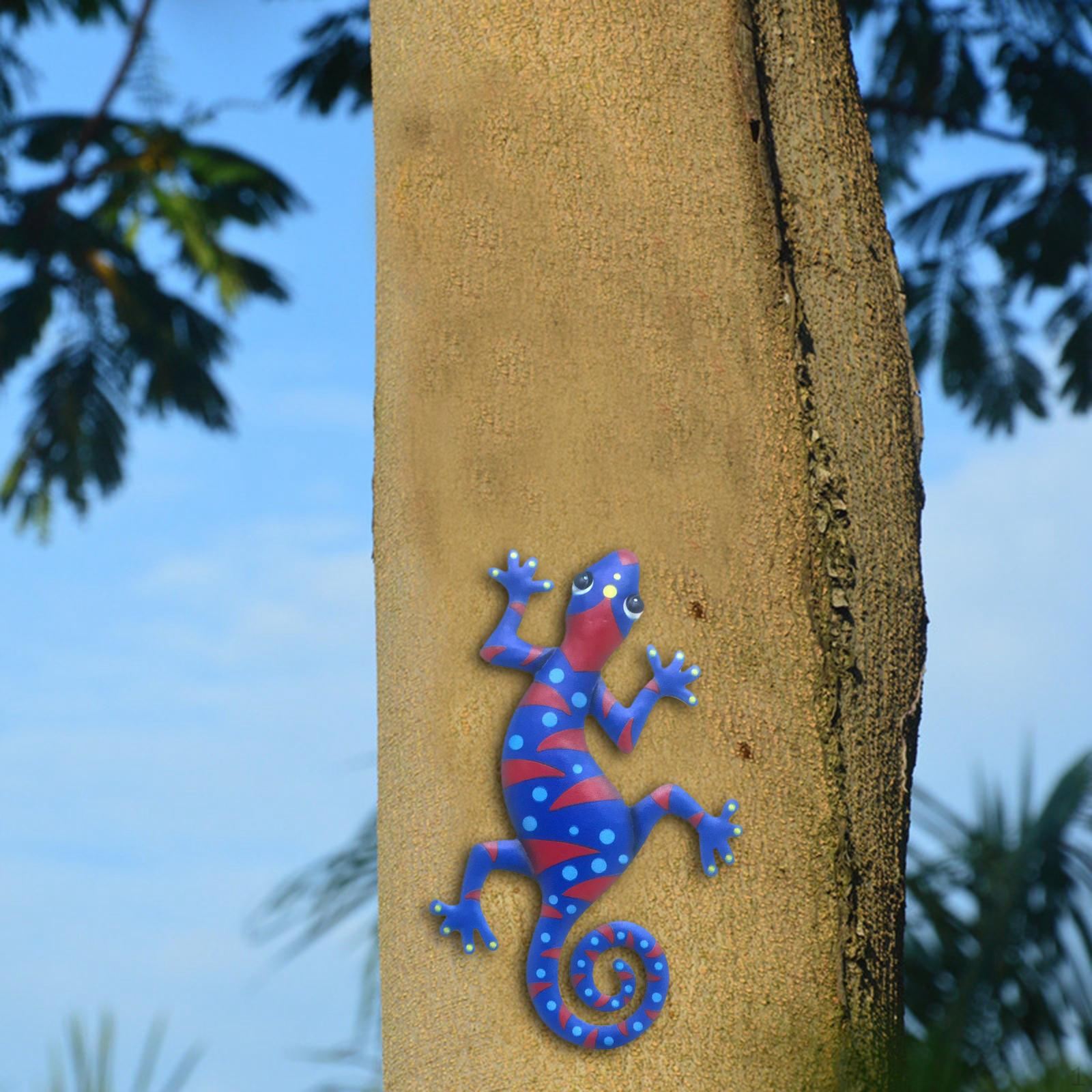 

Gecko Metal Wall art for home Decor Stylish Decorations Living Room, Kitchen, Outdoors, blue 3