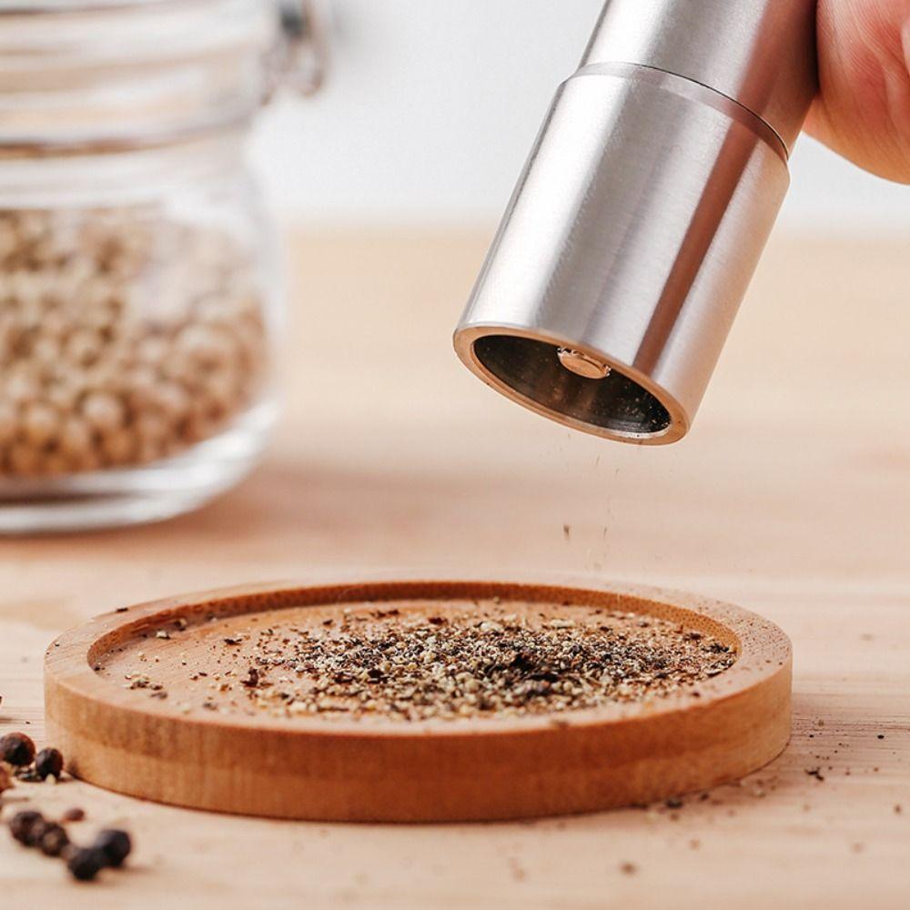 Manual Manual for Cooking Thumb Push Salt Pepper Grinder Food Grinder Kitchen Tools Pulverizer