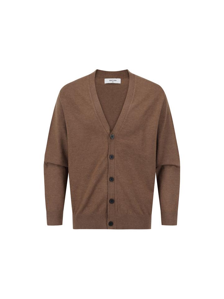 Edition Men'S) Y-Neck Basic Cardigan_Neg1Ec1901