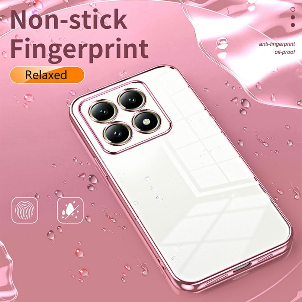 For Xiaomi 14T Case Electroplating Frame Soft TPU Phone Cover