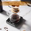 New Design 3KG/0.1G Household Multifunction Black Kitchen Office Digital Coffee Scale with Tiemer