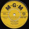 7inch Record TONY BLACKBURN  Shes My Girl MGM1394 MGM Records 1968 UK Pop Used